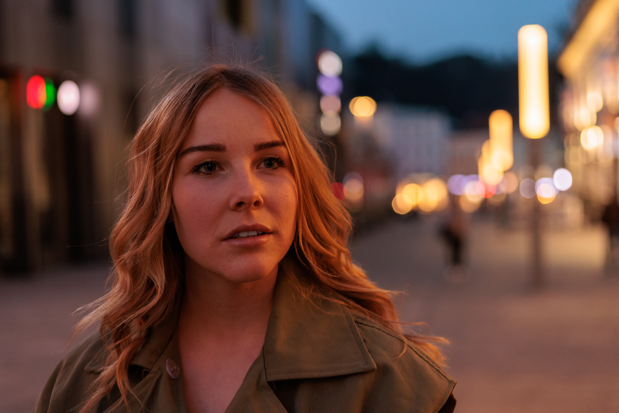 Feines Lichtspiel beim People-Shooting